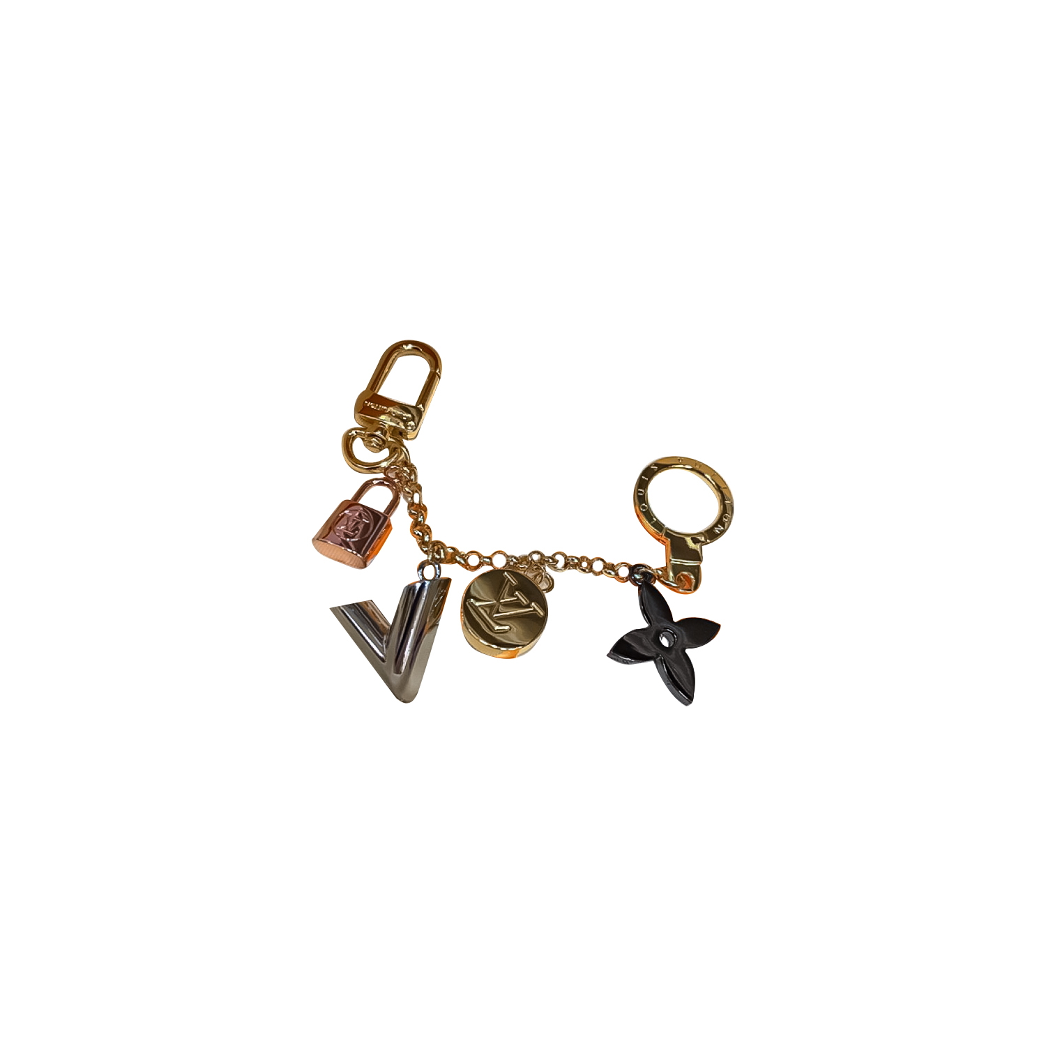 LOUIS VUITTON BAG CHARM AND KEYCHAIN 